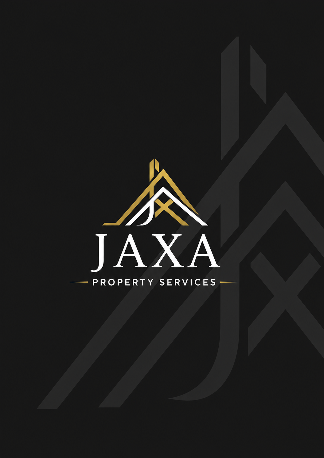 JAXA Property Services black and gold branding
